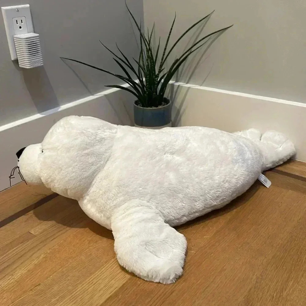 White stuffed seal. - Picture 3 of 3